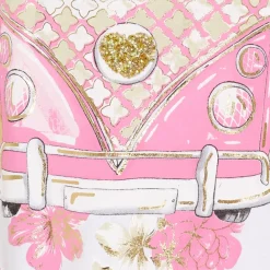 MARTA DU CHATEAU dame T-shirt MdcMarie 1535 - White VW Rosa Baby Clearance