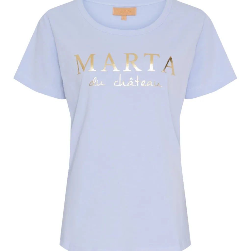 MARTA DU CHATEAU Dame T-shirt MT002 - Light blue Hot