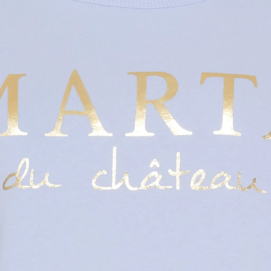 MARTA DU CHATEAU Dame T-shirt MT002 - Light blue Hot
