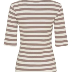 MARTA DU CHATEAU dame T-Shirt MdcNena 7524 - Tortora Online