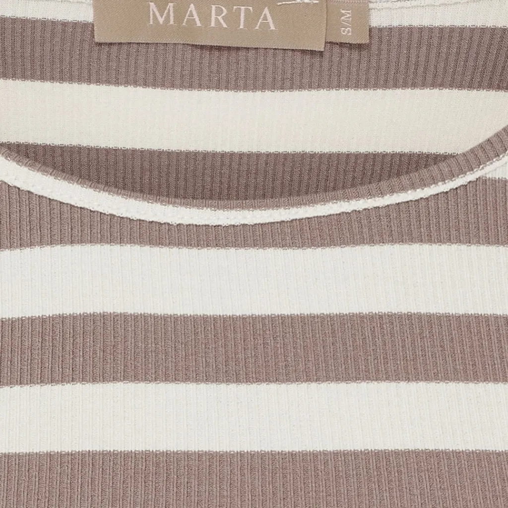 MARTA DU CHATEAU dame T-Shirt MdcNena 7524 - Tortora Online