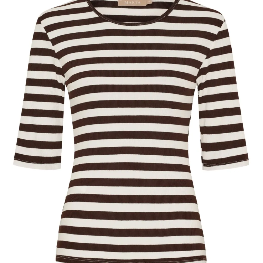 MARTA DU CHATEAU dame T-Shirt MdcNena 7524 - Marone73466 Online