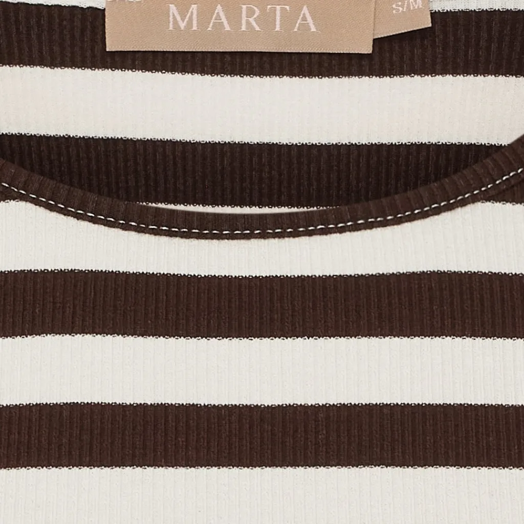 MARTA DU CHATEAU dame T-Shirt MdcNena 7524 - Marone73466 Online