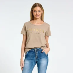 MARTA DU CHATEAU Dame T-shirt MT002 - Sand Hot