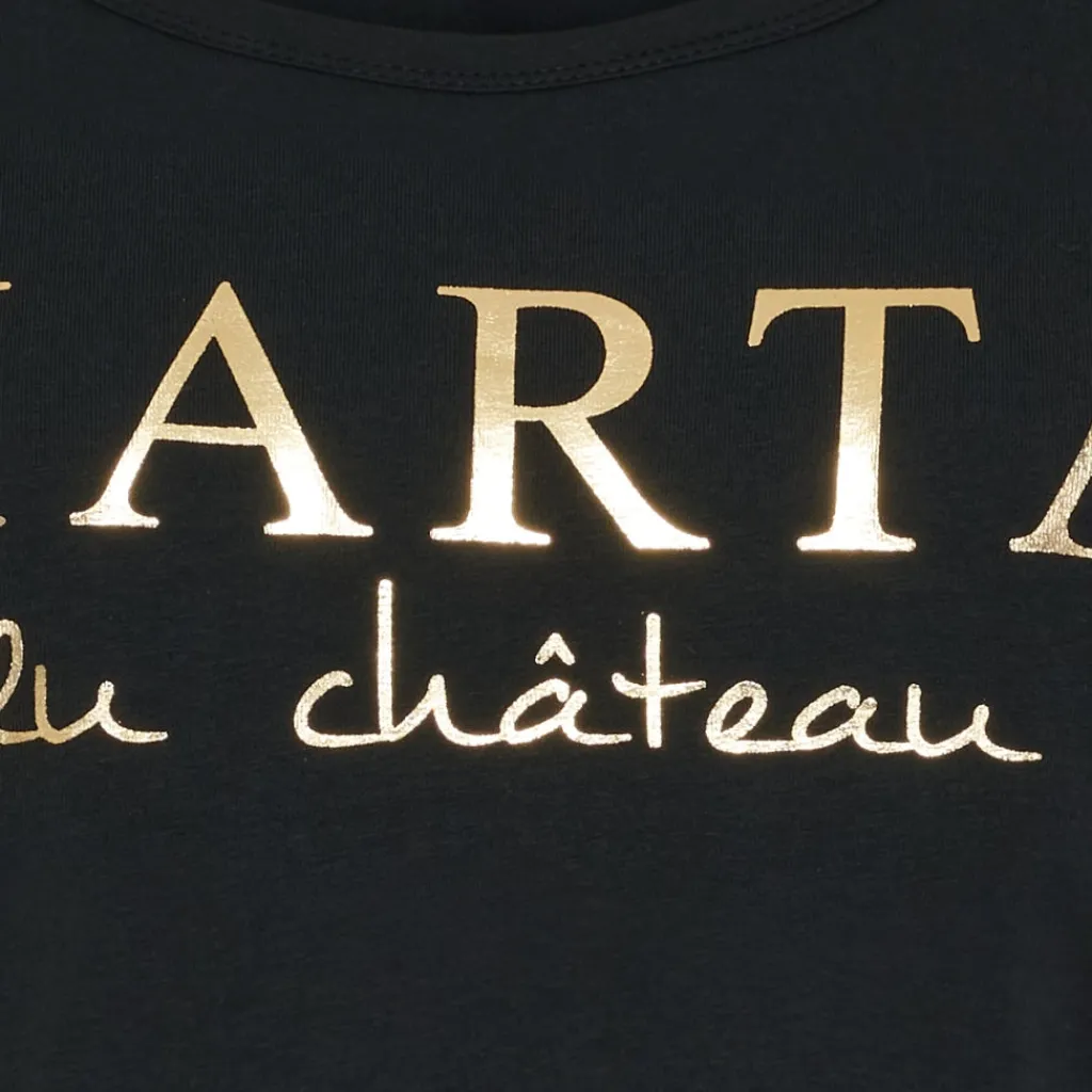 MARTA DU CHATEAU Dame T-shirt MT002 - Black Outlet