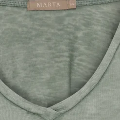 MARTA DU CHATEAU dame T-Shirt MdcMarianna 22637 - Military