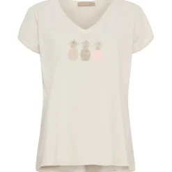 MARTA DU CHATEAU dame T-shirt MdcGemma 22031 - Beige Sale