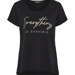 MARTA DU CHATEAU dame T-Shirt MdcLillian 42005 - Black Hot