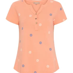 MARTA DU CHATEAU dame T-shirt MdcCecilie 2553-D - Salmone Hot