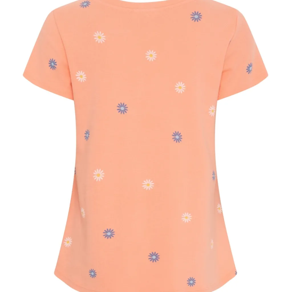 MARTA DU CHATEAU dame T-shirt MdcCecilie 2553-D - Salmone Hot