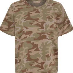 MARTA DU CHATEAU dame T-Shirt MdcEstrid 22643 - Green Camo Outlet