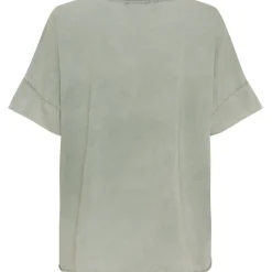 MARTA DU CHATEAU dame T-Shirt MdcNella 2436/B - Military/Arancio Outlet