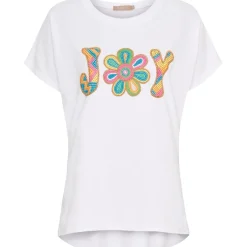 MARTA DU CHATEAU dame T-Shirt MdcVilja 23049Joy - White Best