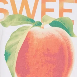 MARTA DU CHATEAU dame T-shirt MdcInge -0532 - White Peach Best