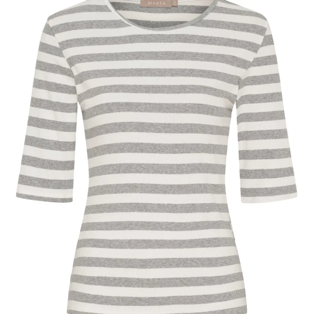 MARTA DU CHATEAU dame T-Shirt MdcNena 7524 - Melange10 Outlet