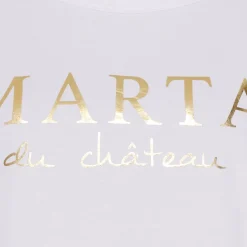 MARTA DU CHATEAU Dame T-shirt MT002 - Optisk White Discount