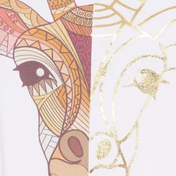 MARTA DU CHATEAU dame T-shirt MdcMarie 1535 - White Giraf