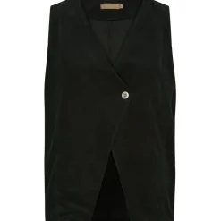 MARTA DU CHATEAU dame vest MdcHortense 86188 - Black- Clearance