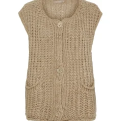 MARTA DU CHATEAU dame vest MdcRuby 9567 - Beige9546