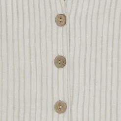 MARTA DU CHATEAU dame vest MdcEdel - Stripe Grey Clearance