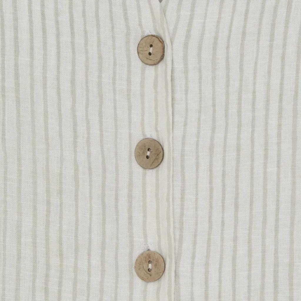 MARTA DU CHATEAU dame vest MdcEdel - Stripe Grey Clearance