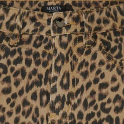 MARTA DU CHATEAU denim nederdel MdcAlfrida - Denim Leo Hot