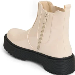 SHOES Melanie dame støvler 68282 - BeigePAT New