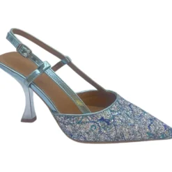 SHOES Michelle dame sko 1611 - Light blue Best