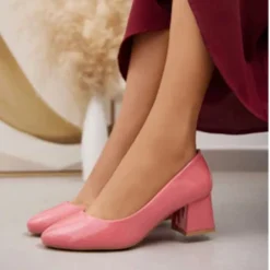 SHOES Monique dame sko 1668 - Pink Sale