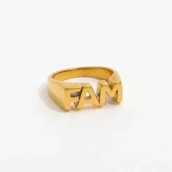 muun STUDIOS FAM Ring 18K belagt R088 - Guld New