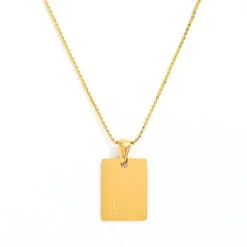 muun STUDIOS Skilte Halskæde 18K belagt H310 - Guld Best