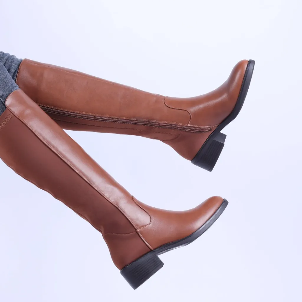 SHOES Myriam Dame Støvler 68181 - Camel Sale