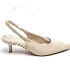 SHOES Ninelle dame slingback stiletter 1833 - Beige New