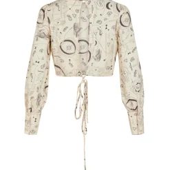 .Object Object dame bluse OBJGADDI - Sandshell Graphic