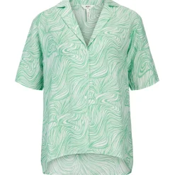 .Object Object dame skjorte OBJTYLLAH - Absinthe Green Cloud dancer Hot