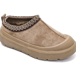 SHOES Olivia dame bamsestøvler WD153 - Kaki Online