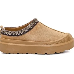 SHOES Olivia dame bamsestøvler WD153 - Camel Hot