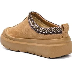 SHOES Olivia dame bamsestøvler WD153 - Camel Hot