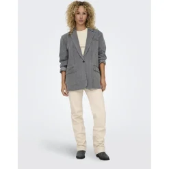 ONLY dame blazer ONLCORY - Medium Grey Denim Clearance