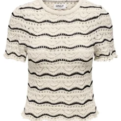 ONLY dame bluse ONLANNASOFIA - Birch BLACK Discount