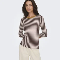 ONLY Dame Bluse ONLElene - Decadent Chocolate Rue Birch Woodthrus Best