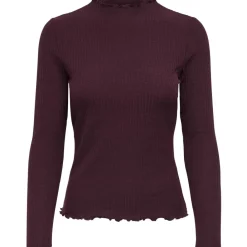 ONLY dame bluse ONLEMMA - Madder Brown