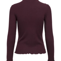 ONLY dame bluse ONLEMMA - Madder Brown