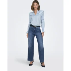 ONLY dame bluse ONLJULIA - Cashmere Blue