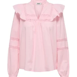 ONLY dame bluse ONLJULIA - Pink Lady Clearance