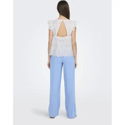 ONLY dame bluse ONLLOU - Bright White Discount