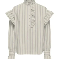 ONLY dame bluse ONLMALOU - Bone White PINK LADY + HEDGE GREEN Outlet