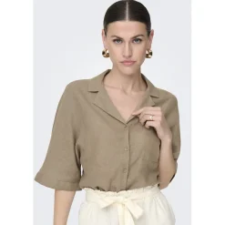 ONLY dame bluse ONLTOKYO - Brindle Discount