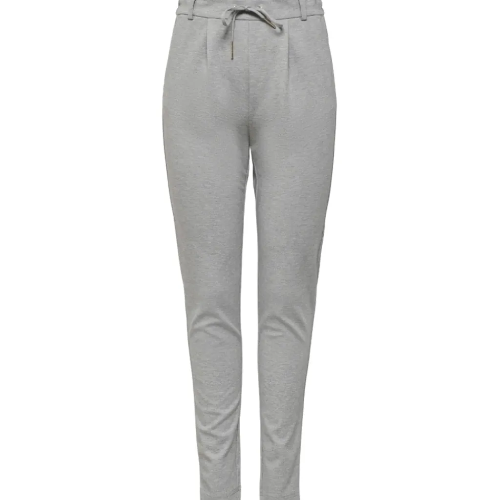 ONLY dame bukser ONLPOPTRASH - Light Grey Melange
