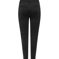 ONLY dame bukser ONLPOPTRASH-ALYA - Black Silver lurex Outlet
